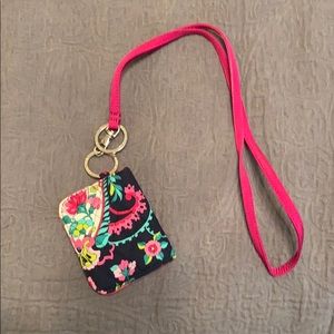 Vera Bradley ID case w/Lanyard